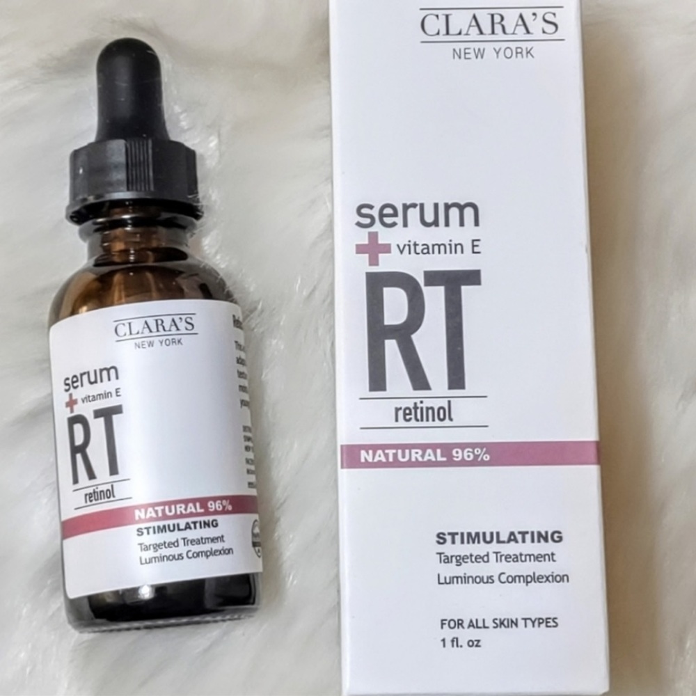 Clara's New York RT Retinol Vitamin E Serum New In Box